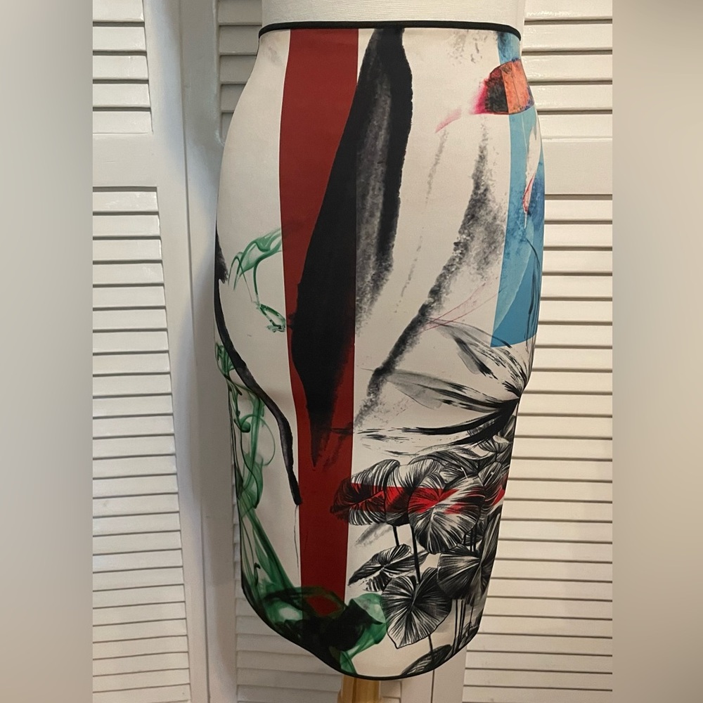 Neoprene pencil skit by Clover Canyon. Note: Clover Canyon tag came off.